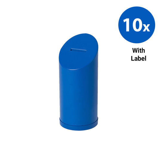 10x Alpine Counter Box with Labels - Blue