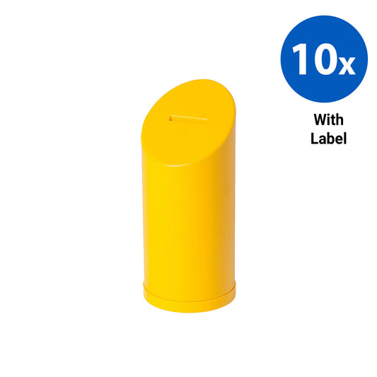 10x Alpine Counter Box with Labels - Yellow