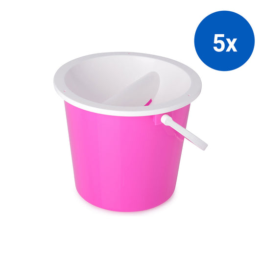 5x Collection Bucket - Pink