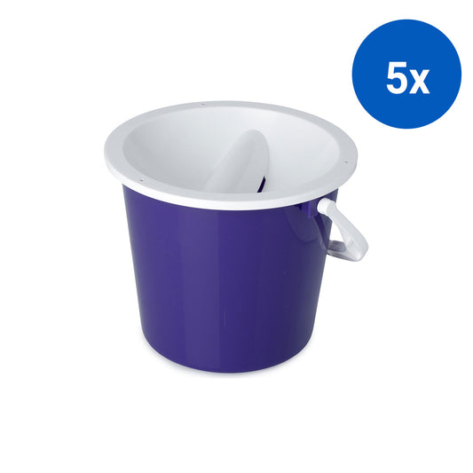 5x Collection Bucket - Purple