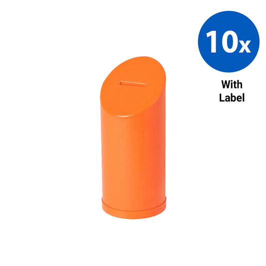 10x Alpine Counter Box with Labels - Orange
