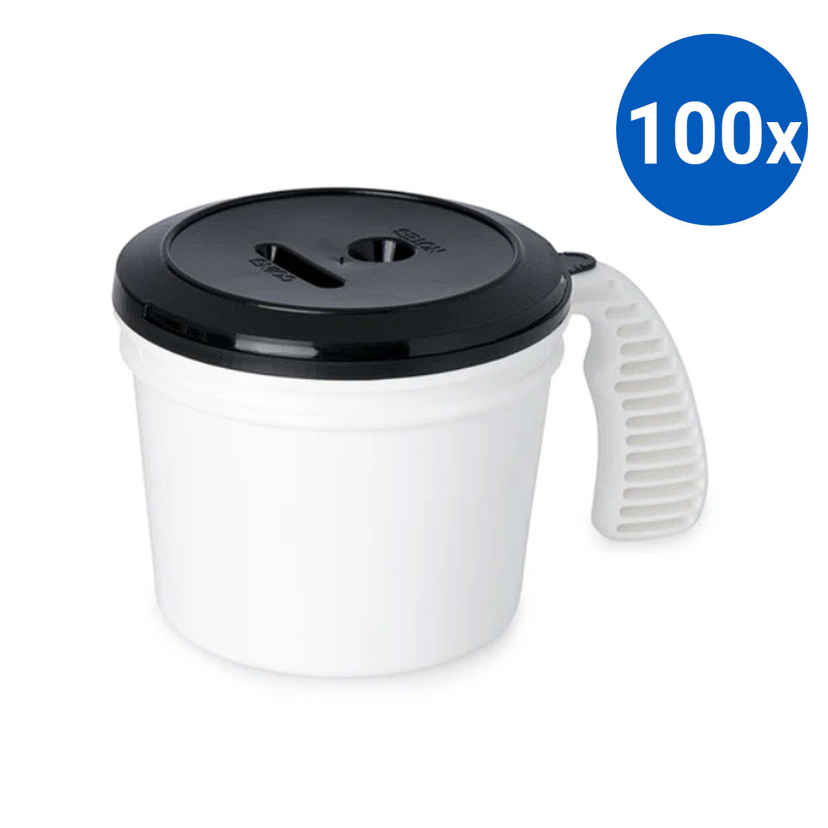 100x Collection Container Base and Standard Lid - Black – Collection Box AU