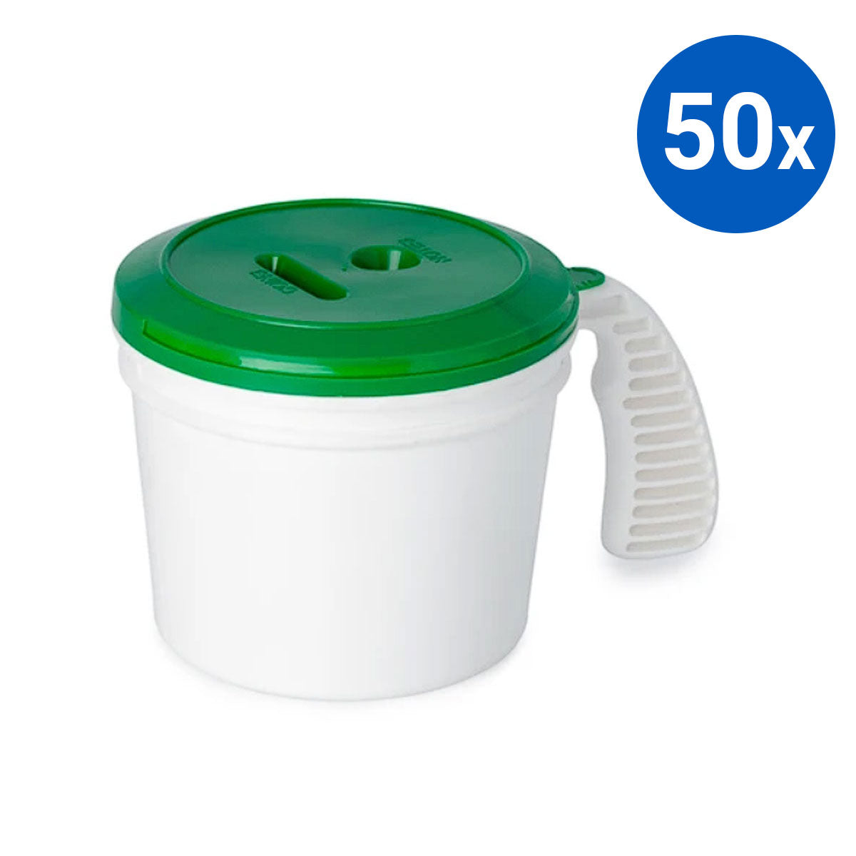 50x Collection Container Base and Standard Lid - Green – Collection Box AU